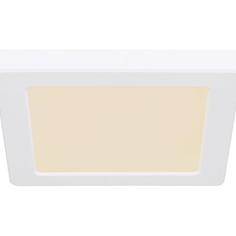 LED-kattovalaisin Globo Lasse 16x16cm, 12W, 3000-6500K, valkoinen