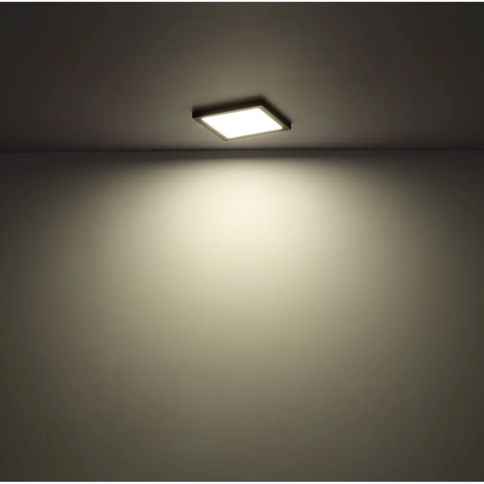 LED-kattovalaisin Globo Lasse 16x16cm, 12W, 3000-6500K, valkoinen