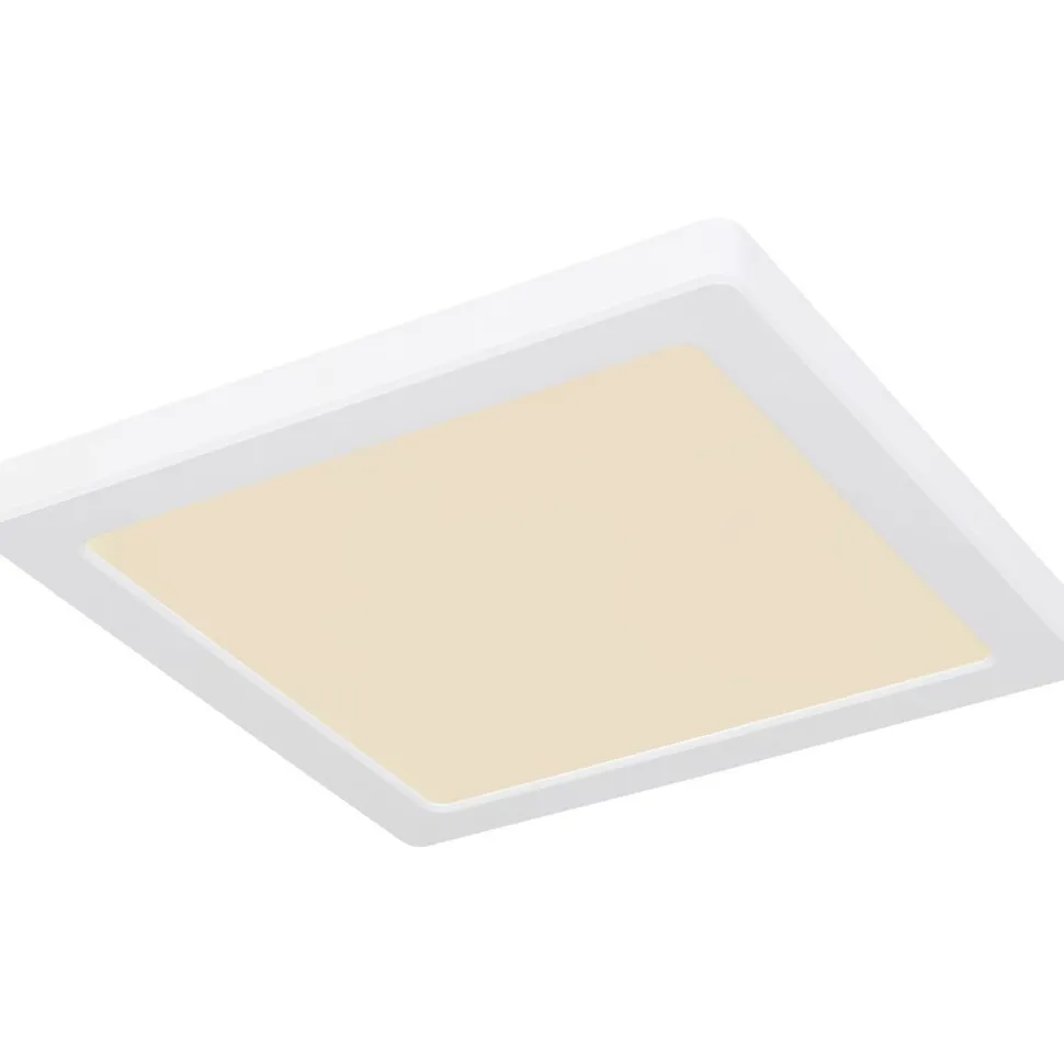 LED-kattovalaisin Globo Lasse 16x16cm, 12W, 3000-6500K, valkoinen