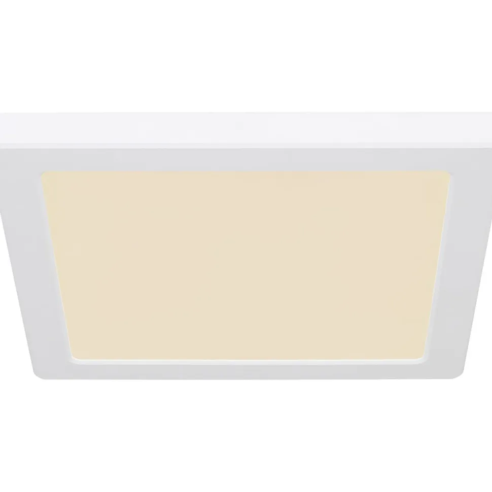 LED-kattovalaisin Globo Lasse 16x16cm, 12W, 3000-6500K, valkoinen