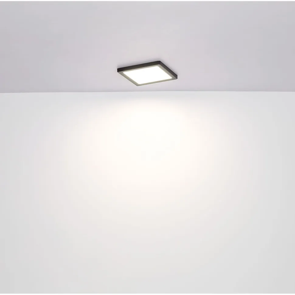 LED-kattovalaisin Globo Lasse 16x16cm, 12W, 3000-6500K, valkoinen