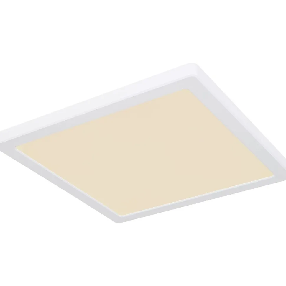 LED-kattovalaisin Globo Lasse 16x16cm, 12W, 3000-6500K, valkoinen
