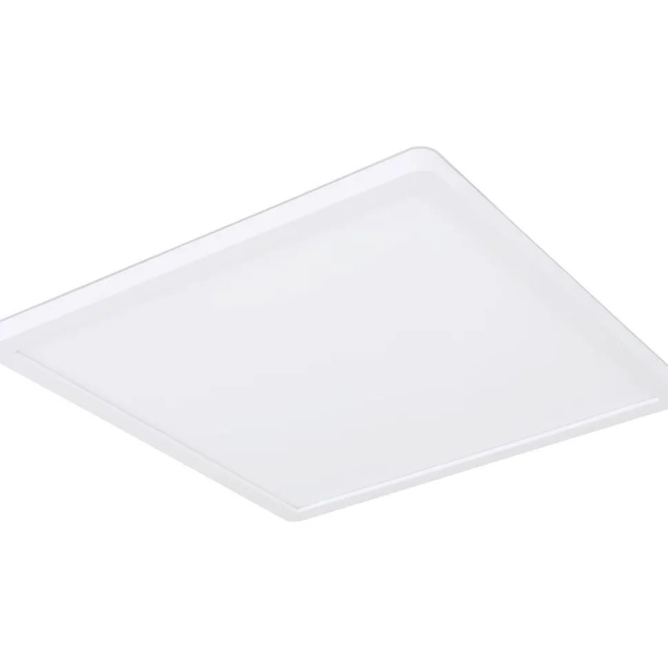 LED-kattovalaisin Globo Sapana IP44 29,4x29,4 cm valkoinen