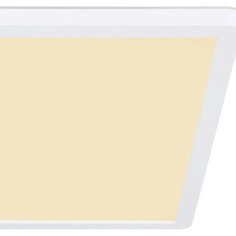 LED-kattovalaisin Globo Sapana IP44 29,4x29,4 cm valkoinen