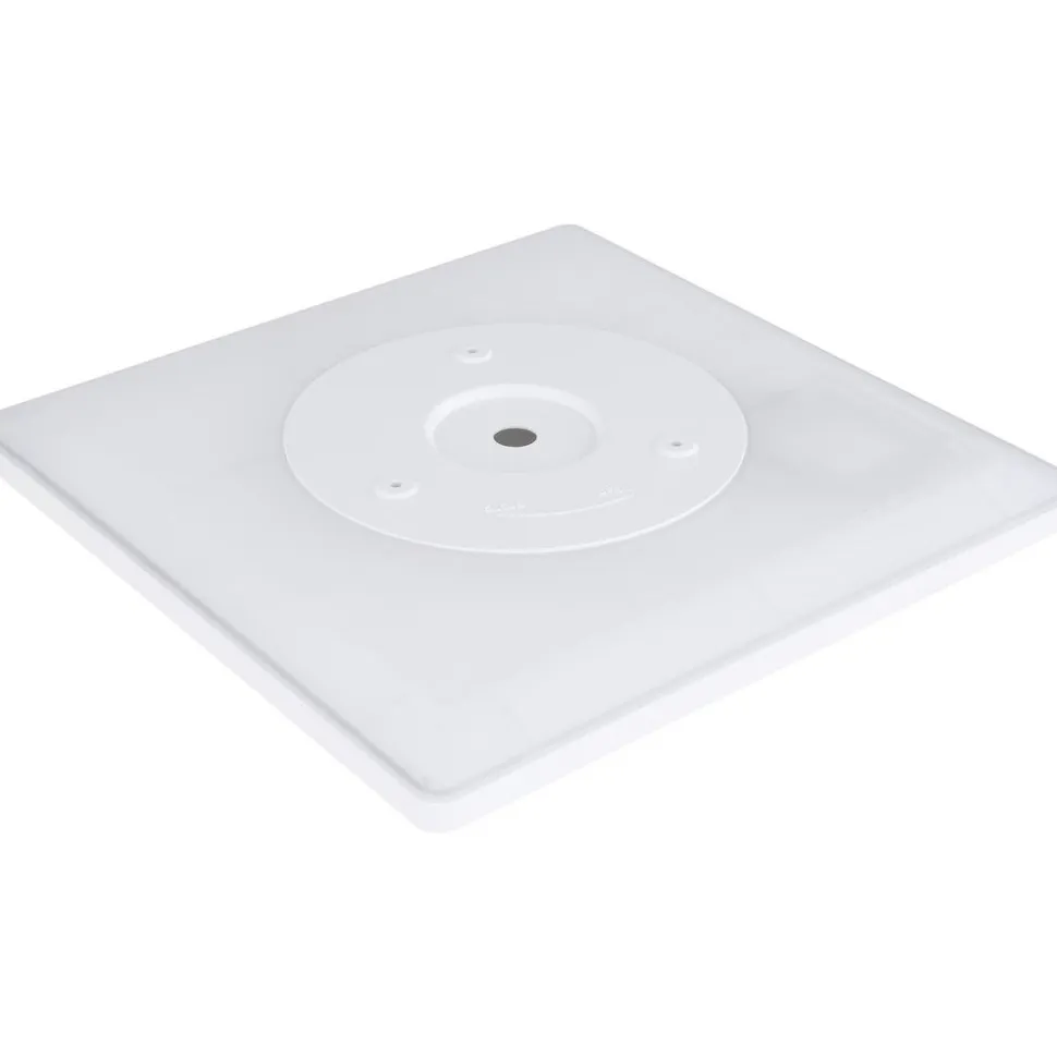 LED-kattovalaisin Globo Sapana IP44 29,4x29,4 cm valkoinen