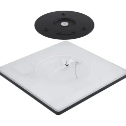LED-kattovalaisin Globo Sapana IP44 29,4x29,4 cm valkoinen