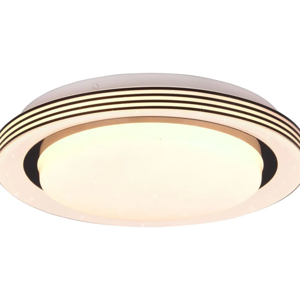 LED-kattovalaisin Trio Atria Ø27cm mattamusta