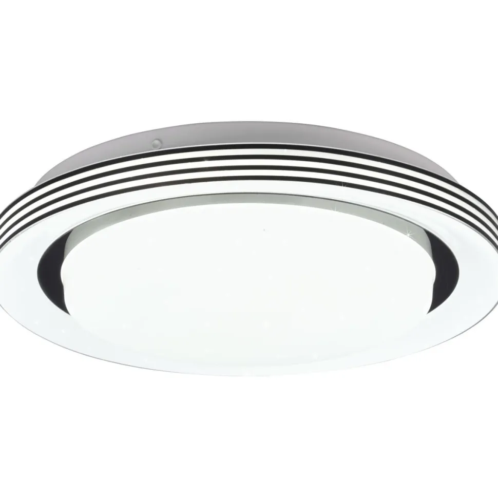 LED-kattovalaisin Trio Atria Ø27cm mattamusta