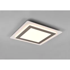 LED-kattovalaisin Trio Morgan, 45x45cm, mattamusta/kulta