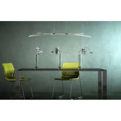 LED-kattovalaisin Aneta Lighting Svala 114 kromi/valkoinen