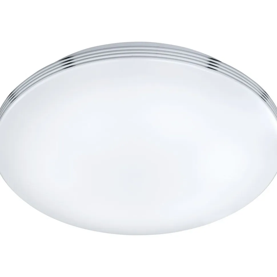 LED-kattovalaisin Apart Ø 410x100 mm IP44 kromi himmennettävä