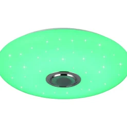 LED-kattovalaisin bluetooth-kaiuttimella Trio Musica Starlight RGBW 58cm valkoinen
