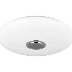 LED-kattovalaisin bluetooth-kaiuttimella Trio Musica Starlight RGBW 58cm valkoinen