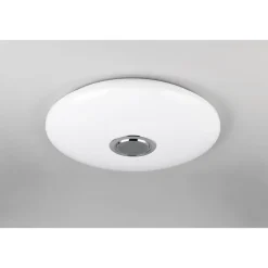 LED-kattovalaisin bluetooth-kaiuttimella Trio Musica Starlight RGBW 58cm valkoinen