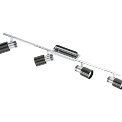 LED-kattovalaisin Davida 1 780x70 mm 4-osainen musta/nikkeli