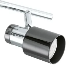 LED-kattovalaisin Davida 1 780x70 mm 4-osainen musta/nikkeli