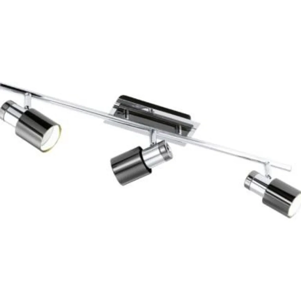 LED-kattovalaisin Davida 1 580x70 mm 3-osainen musta/nikkeli