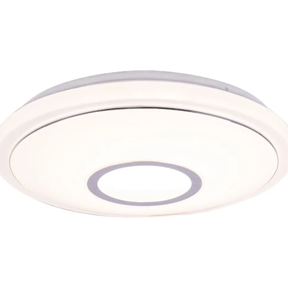 LED-kattovalaisin Globo Connor CCT Ø40 cm valkoinen