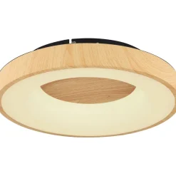 LED-kattovalaisin Globo Jolli Ø40cm, 2700-6000K, himmennettävä, musta
