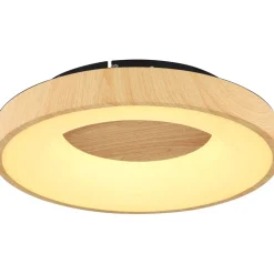 LED-kattovalaisin Globo Jolli Ø40cm, 2700-6000K, himmennettävä, musta