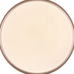 LED-kattovalaisin Globo Manni Ø38.5cm, 2700-6000K, himmennettävä, musta/pronssi