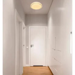 LED-kattovalaisin Globo Ovi CCT Ø30 cm valkoinen
