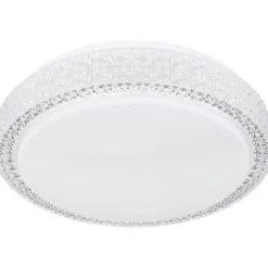 LED-kattovalaisin Globo Ovi CCT Ø30 cm valkoinen