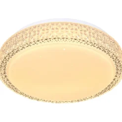 LED-kattovalaisin Globo Ovi CCT Ø30 cm valkoinen