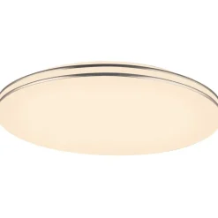 LED-kattovalaisin Globo Pierre Ø47 cm valkoinen