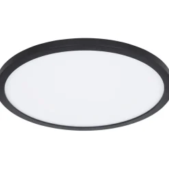 LED-kattovalaisin Globo Sapana IP44 Ø29,4 cm musta