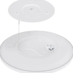 LED-kattovalaisin Globo Sapana IP44 Ø29,4 cm musta
