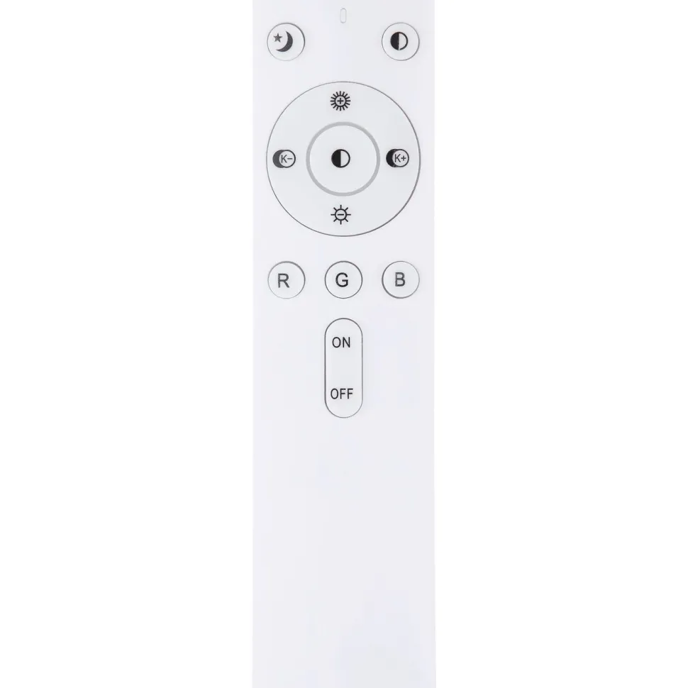 LED-kattovalaisin Globo Sully Ø28cm, 24W, 3000-6500K, sateenkaariefekti, musta