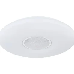 LED-kattovalaisin Globo Sully Ø41cm, 24W, 3000-6500K, sateenkaariefekti, valkoinen