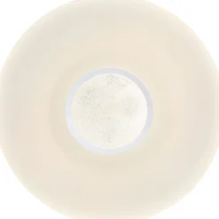 LED-kattovalaisin Globo Sully Ø41cm, 24W, 3000-6500K, sateenkaariefekti, valkoinen