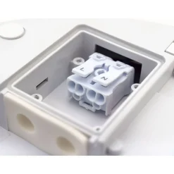 LED-kattovalaisin Kanlux Beno IP54 Ø26 cm valkoinen