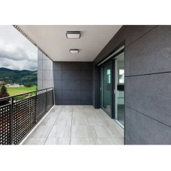 LED-kattovalaisin Kanlux Beno IP54 26x26 cm valkoinen