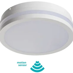 LED-kattovalaisin Kanlux Beno liiketunnistimella IP54 Ø26 cm antrasiitti