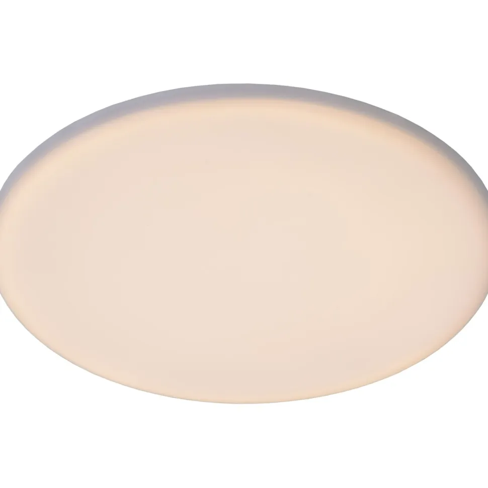 LED-kattovalaisin Lucide Ceres-LED Ø215 cm IP66 valkoinen