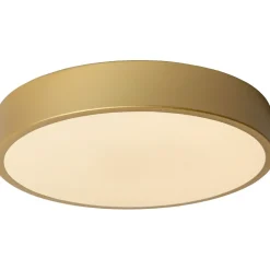 LED-kattovalaisin Lucide Unar Ø20cm, himmennettävä, 2700K, mattakulta