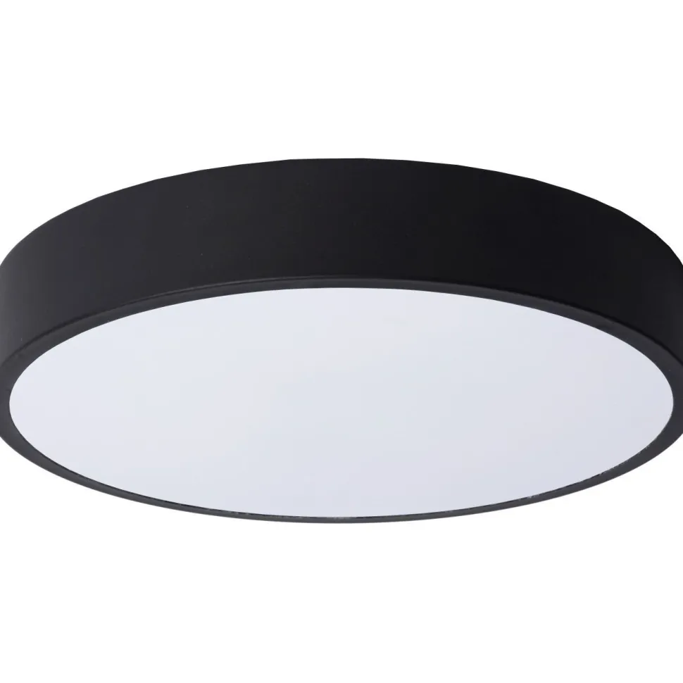LED-kattovalaisin Lucide Unar Ø20cm, himmennettävä, 2700K, mattakulta