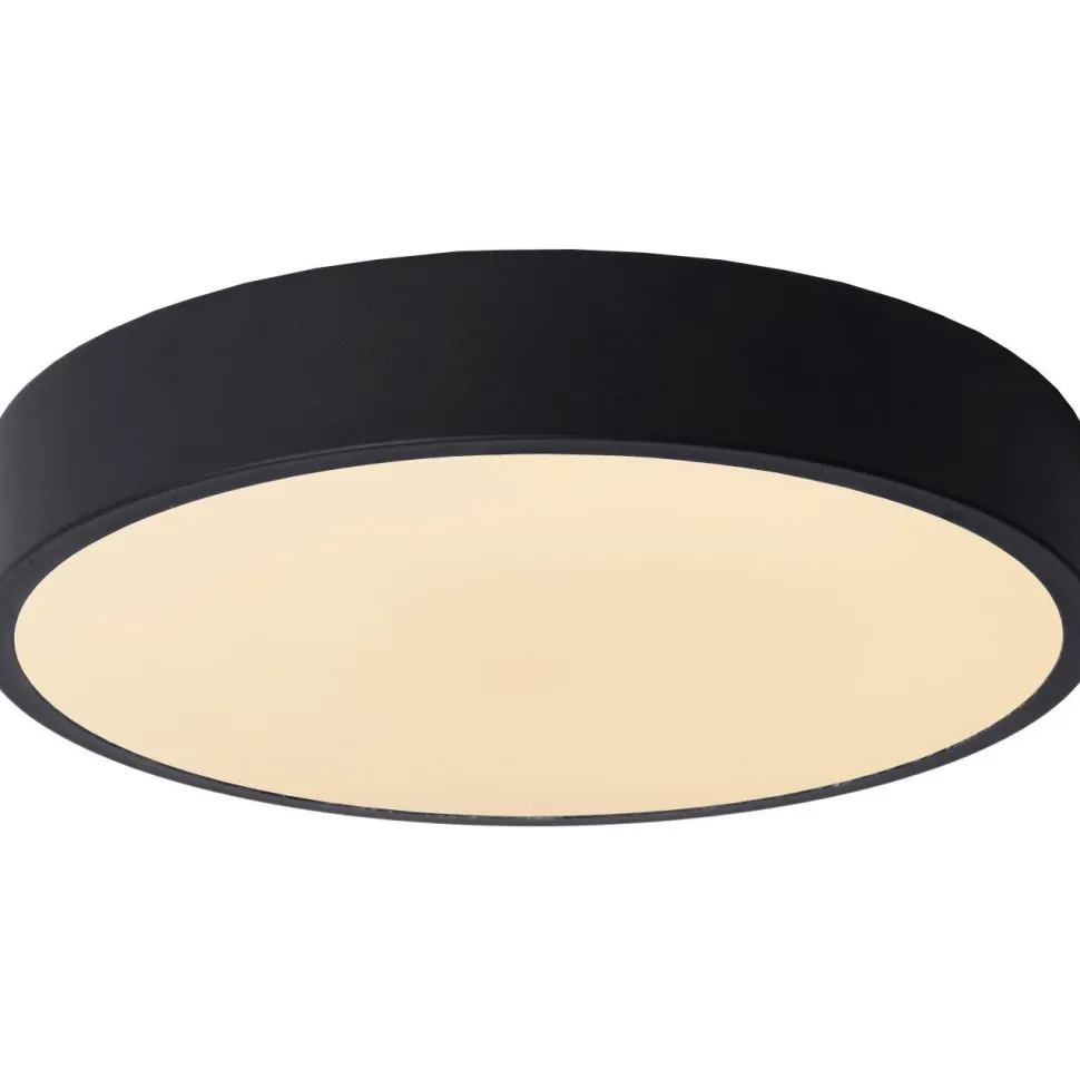 LED-kattovalaisin Lucide Unar Ø20cm, himmennettävä, 2700K, mattakulta