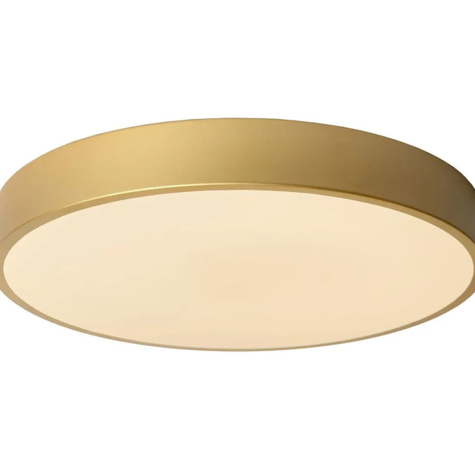 LED-kattovalaisin Lucide Unar Ø20cm, himmennettävä, 2700K, mattakulta