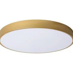 LED-kattovalaisin Lucide Unar Ø20cm, himmennettävä, 2700K, mattakulta