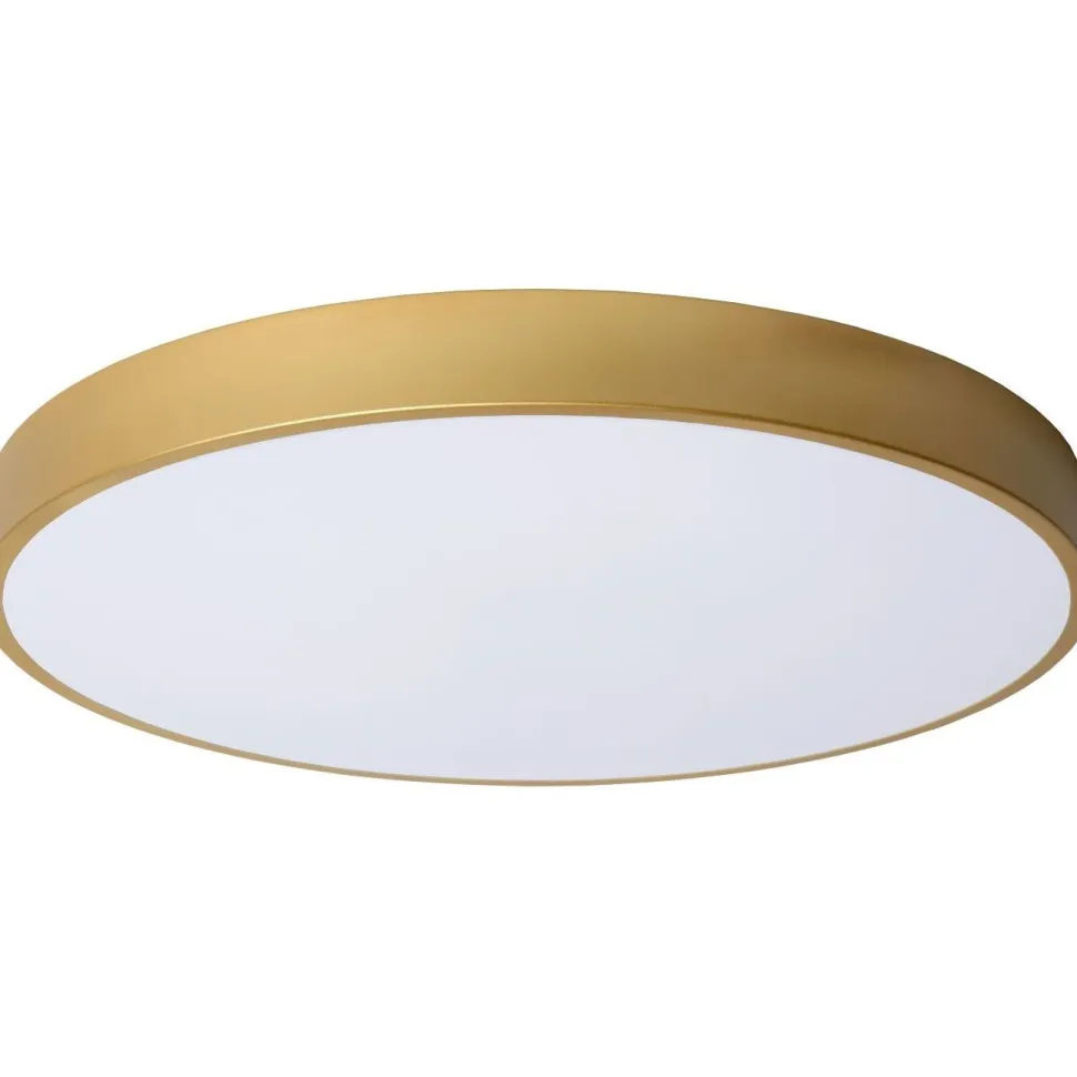 LED-kattovalaisin Lucide Unar Ø20cm, himmennettävä, 2700K, mattakulta