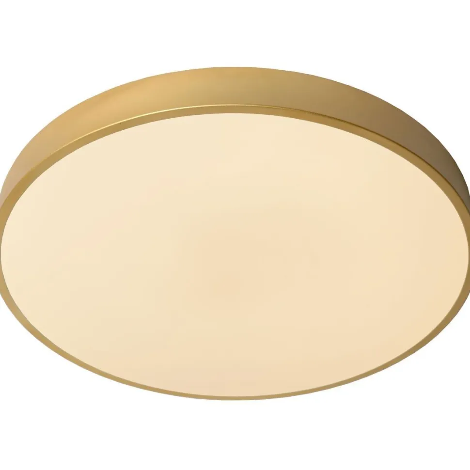 LED-kattovalaisin Lucide Unar Ø20cm, himmennettävä, 2700K, mattakulta
