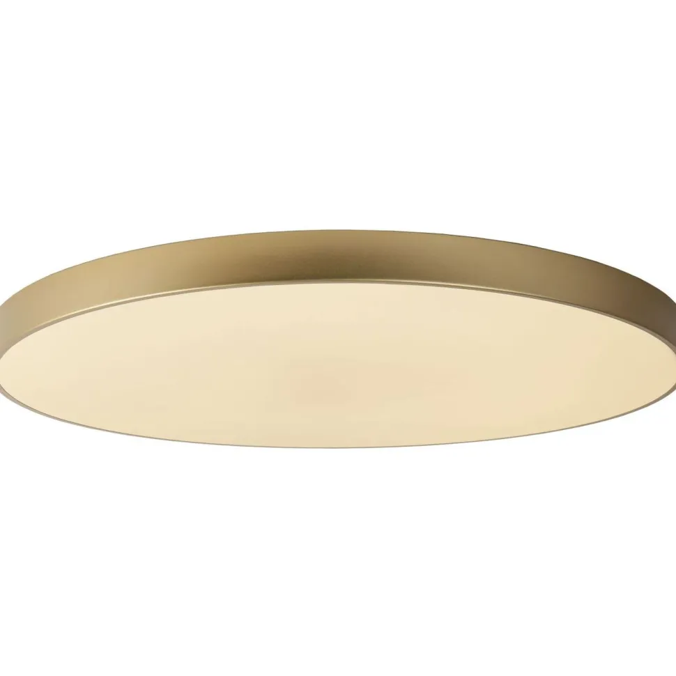 LED-kattovalaisin Lucide Unar Ø20cm, himmennettävä, 2700K, mattakulta