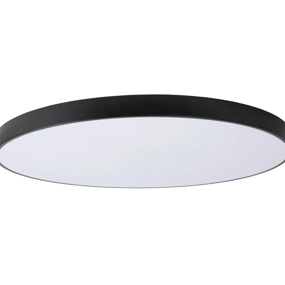 LED-kattovalaisin Lucide Unar Ø20cm, himmennettävä, 2700K, mattakulta