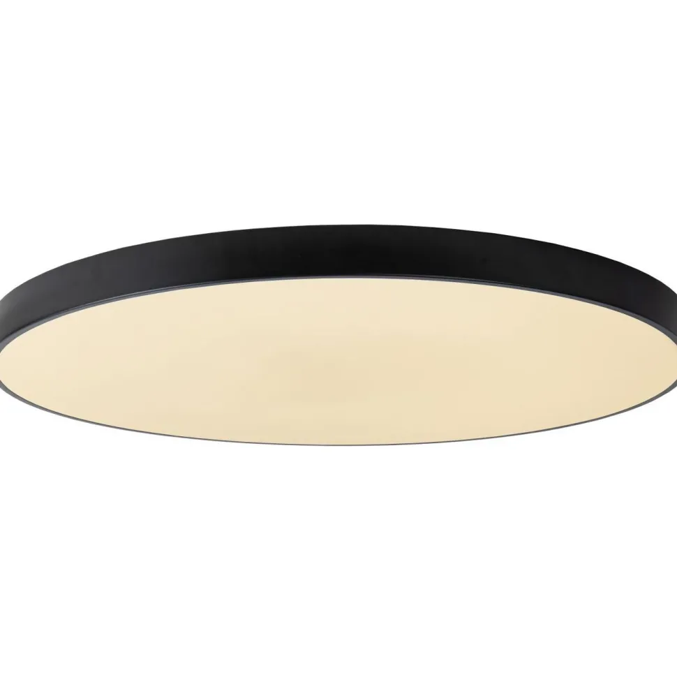 LED-kattovalaisin Lucide Unar Ø20cm, himmennettävä, 2700K, mattakulta