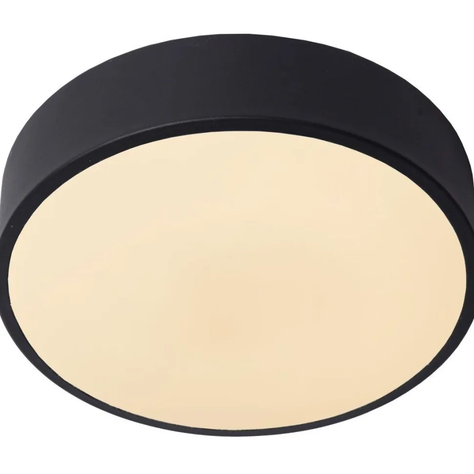LED-kattovalaisin Lucide Unar Ø20cm, himmennettävä, 2700K, mattakulta