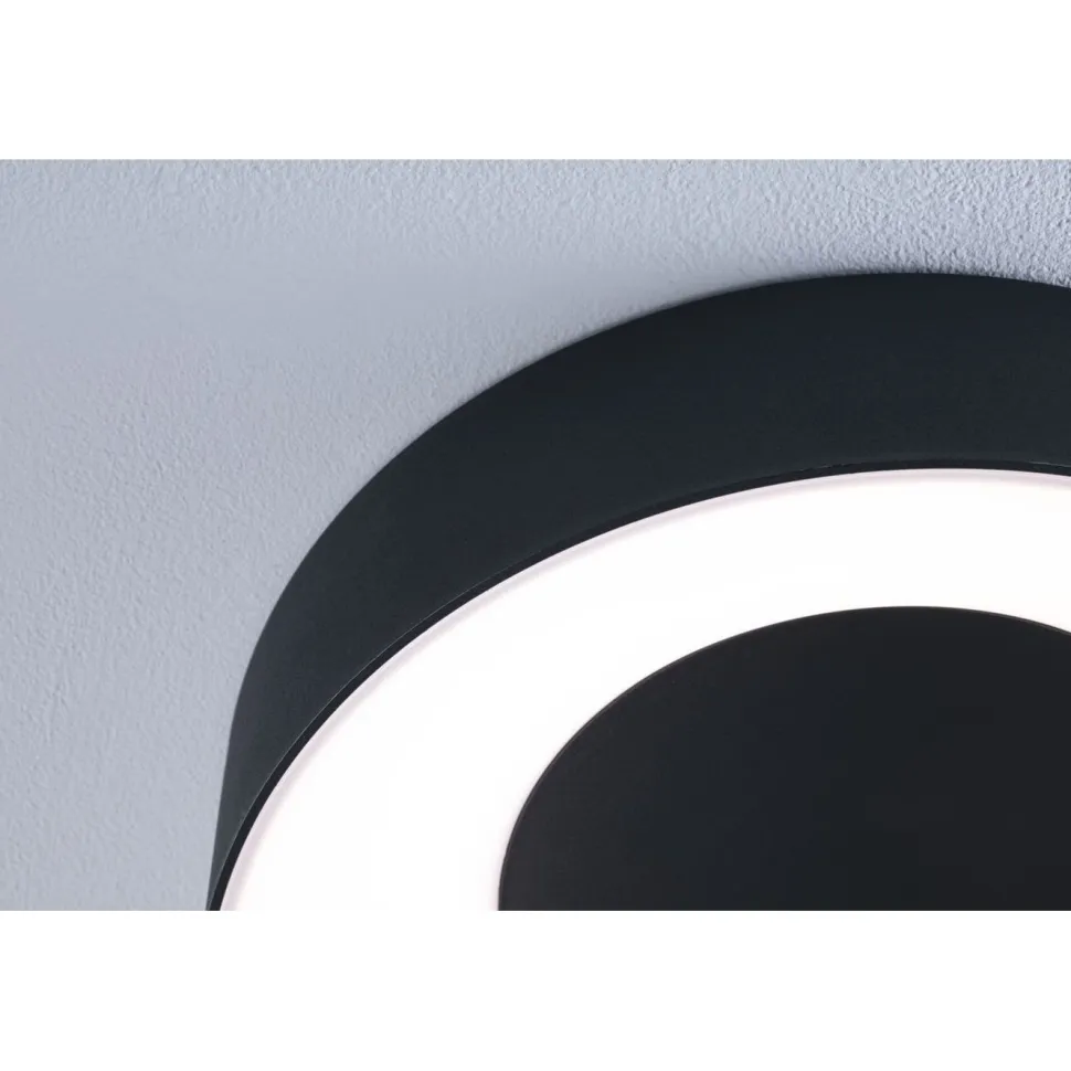 LED-kattovalaisin Paulmann Casca, IP44, 2100lm, 23W, säädettävä värilämpötila, matta-alumiini